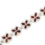 Sterling Silver Amber Bracelet (ambbra53)