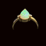 14ct Crystal Solid Opal Ring (SR2014)