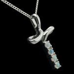 Sterling Silver Solid Opal Pendant (sssp176)