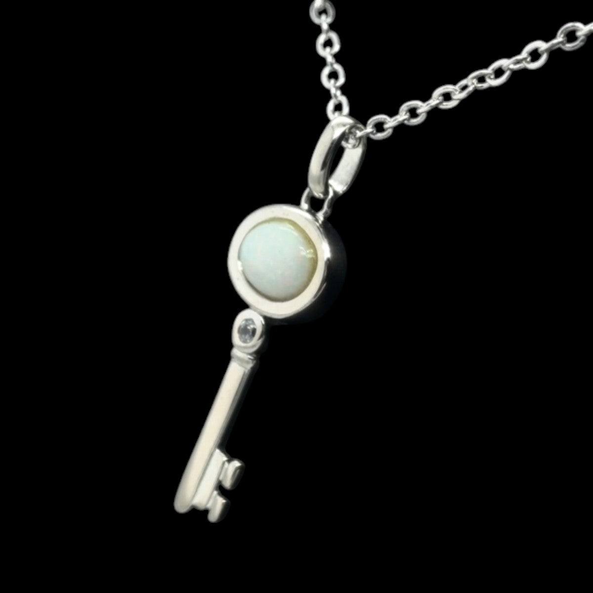 Sterling Silver Solid Opal Pendant (sssp175)