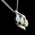 Sterling Silver Solid Opal Pendant (sssp181)