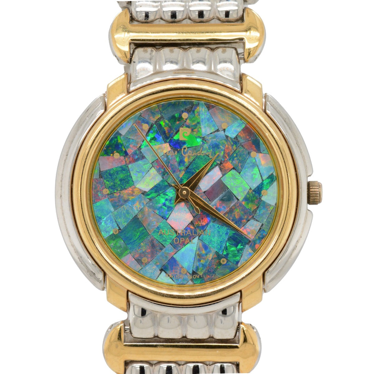 Pierre Cardin Silver and Gold Plated Opal Watch (AA8005)