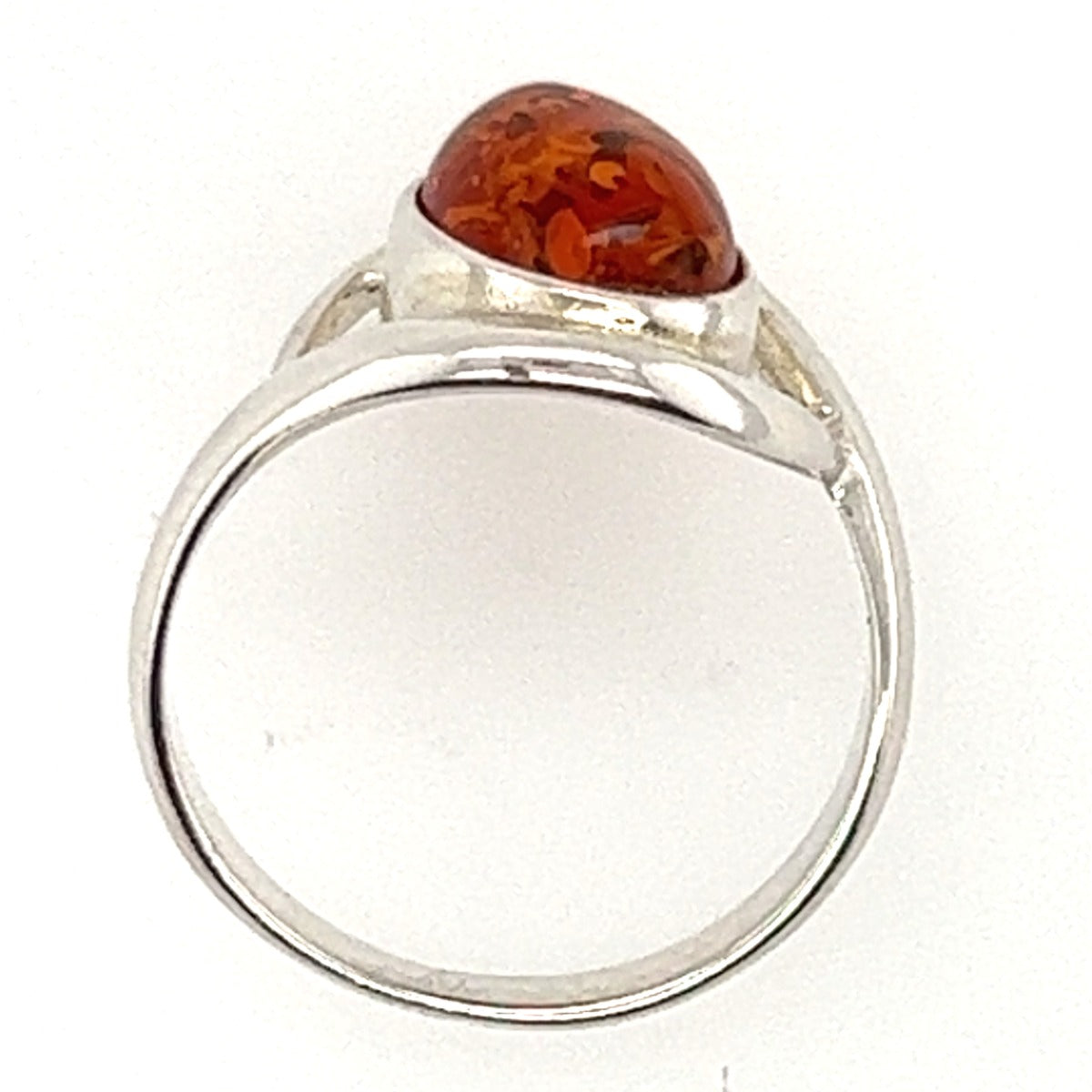 Sterling Silver Amber Ring (AMBR36)