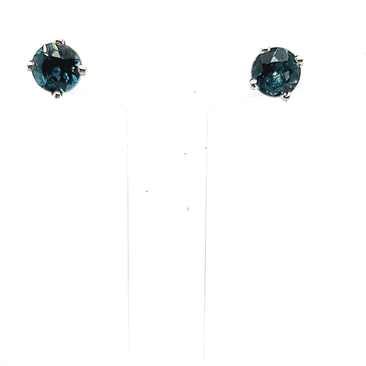 Sterling Silver Blue Topaz Earrings (bluetear9)