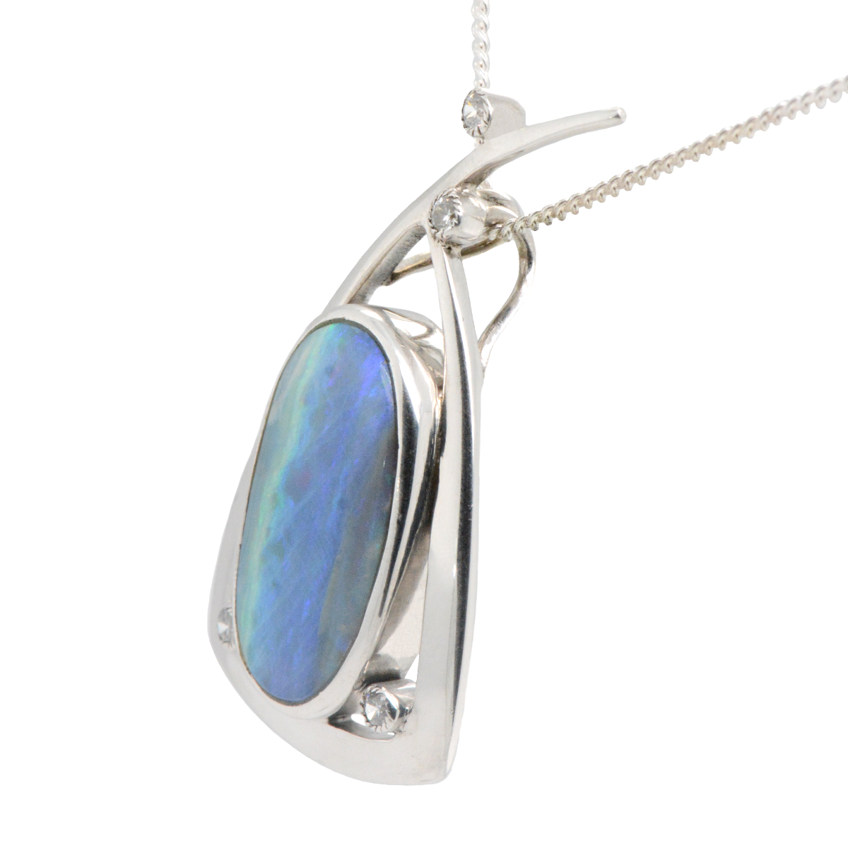 Sterling Silver Boulder Pendant (boup333)