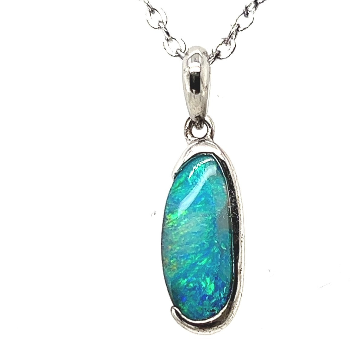 Sterling Silver Boulder Opal Pendant  (ssboup544)