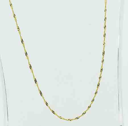 18ct Yellow Gold twist Chain