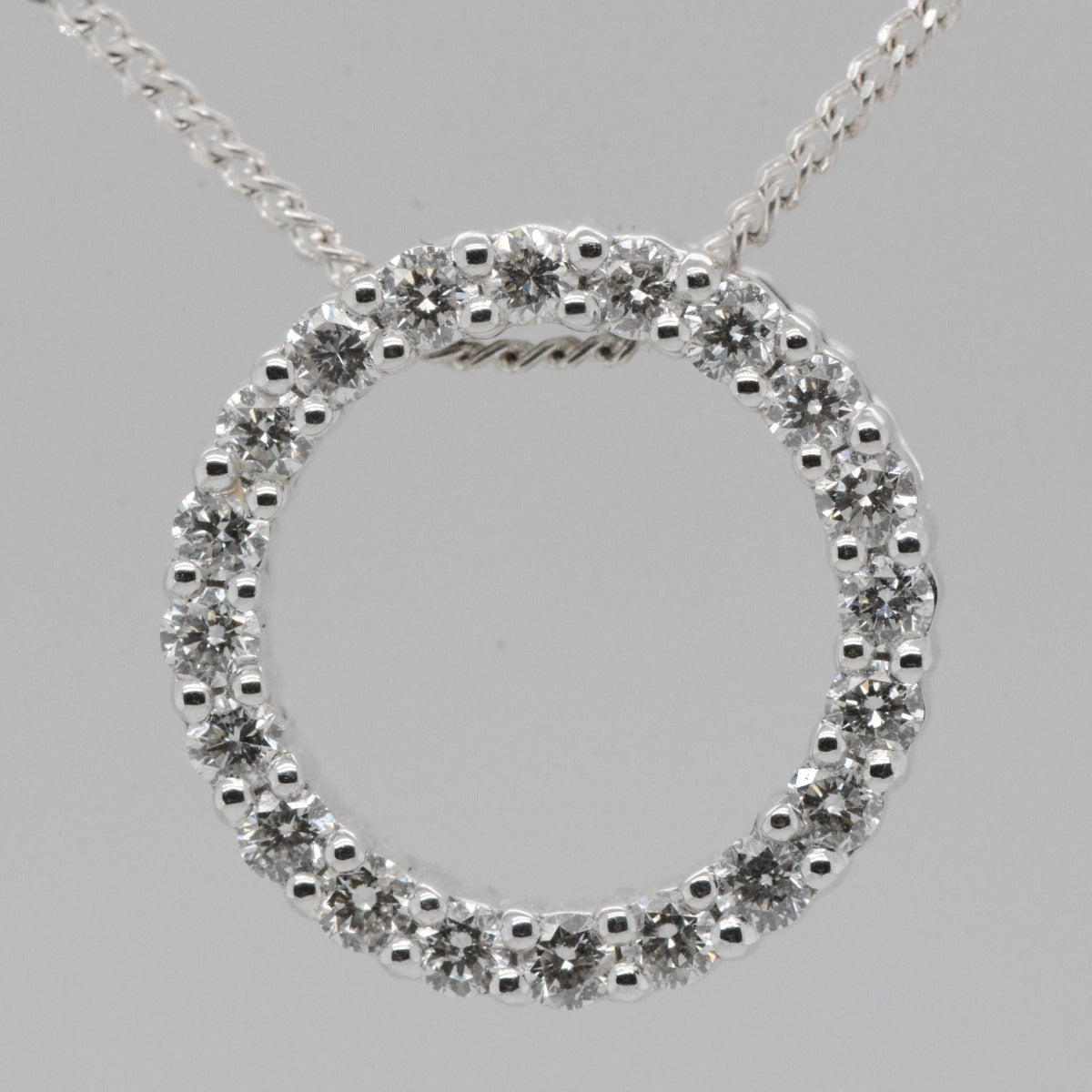 18ct White Gold diamond Pendant (diape810)