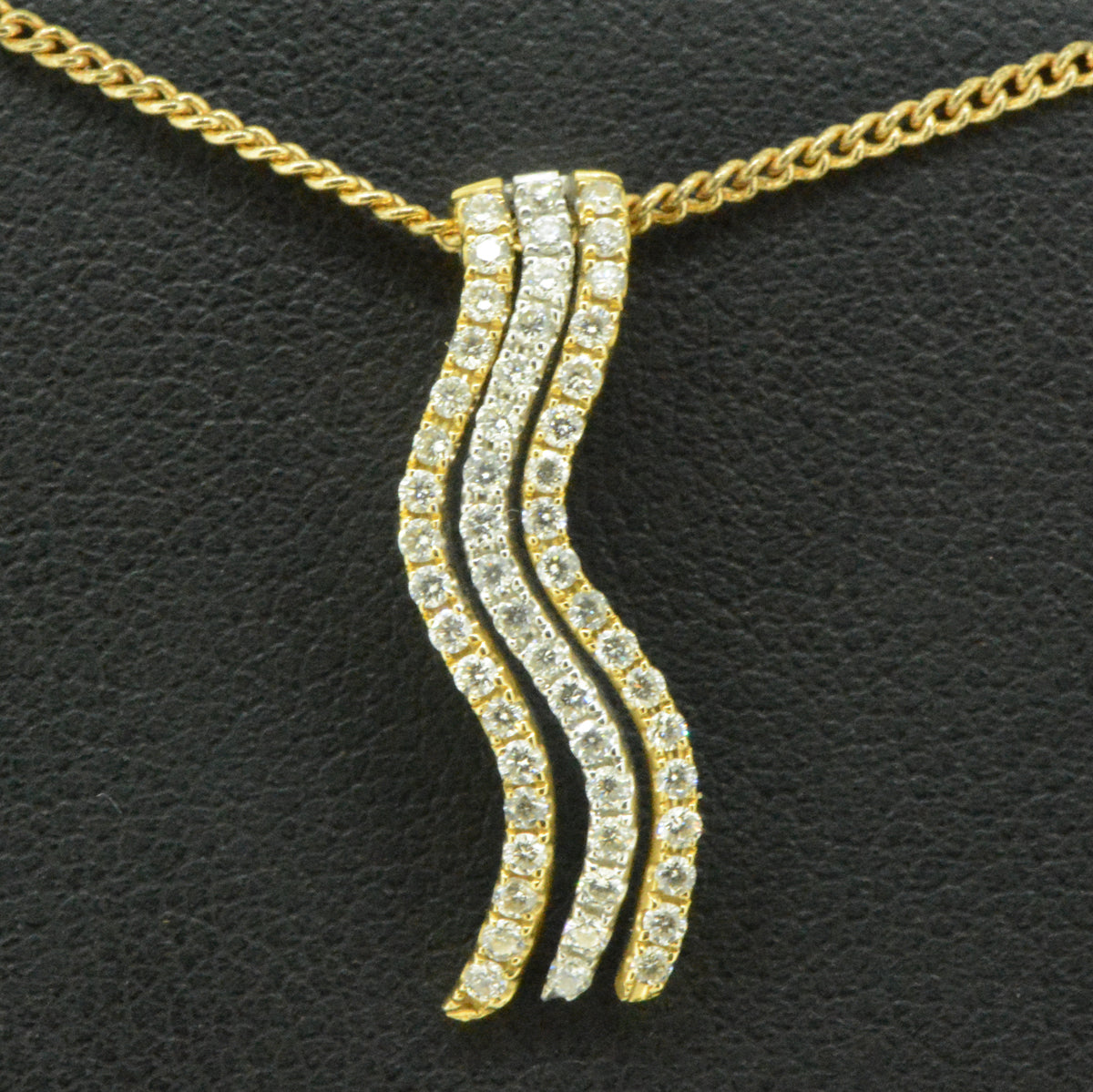 0.38ct Brilliant Cut Diamond Pendant set in 18ct Yellow Gold