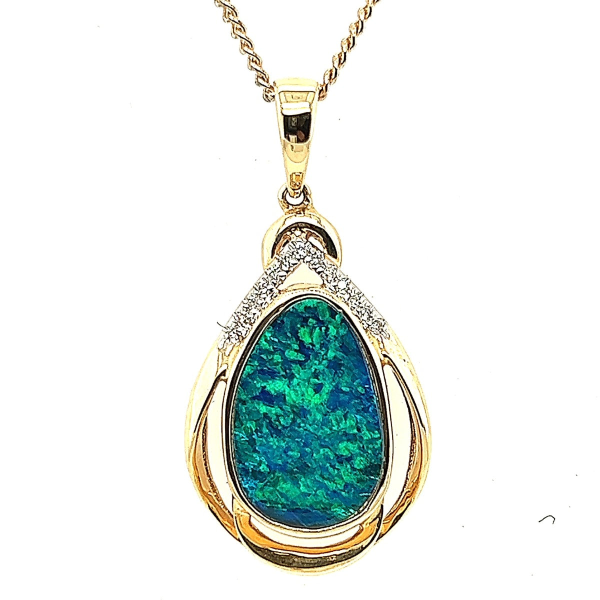 14ct Doublet Opal Pendant (dp2007)