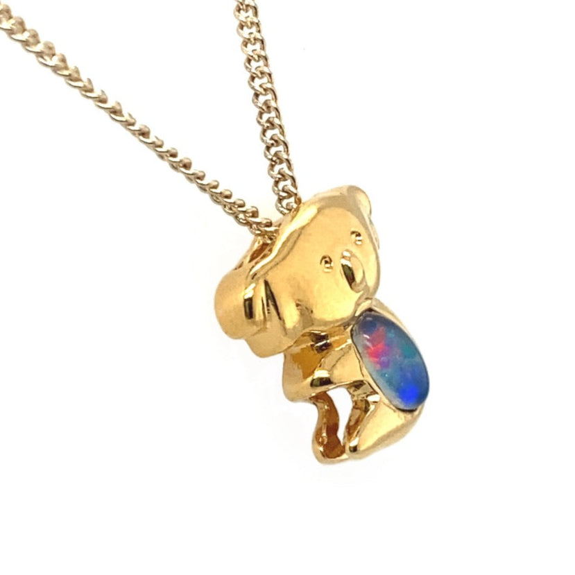 Gold Plated Triplet Opal Pendant (gptp26)