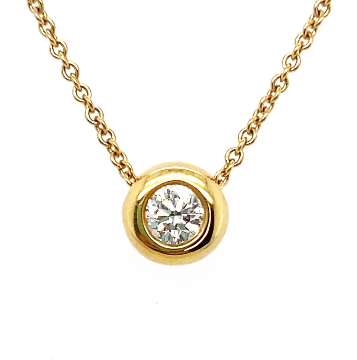 18ct Yellow Gold Diamond Pendant