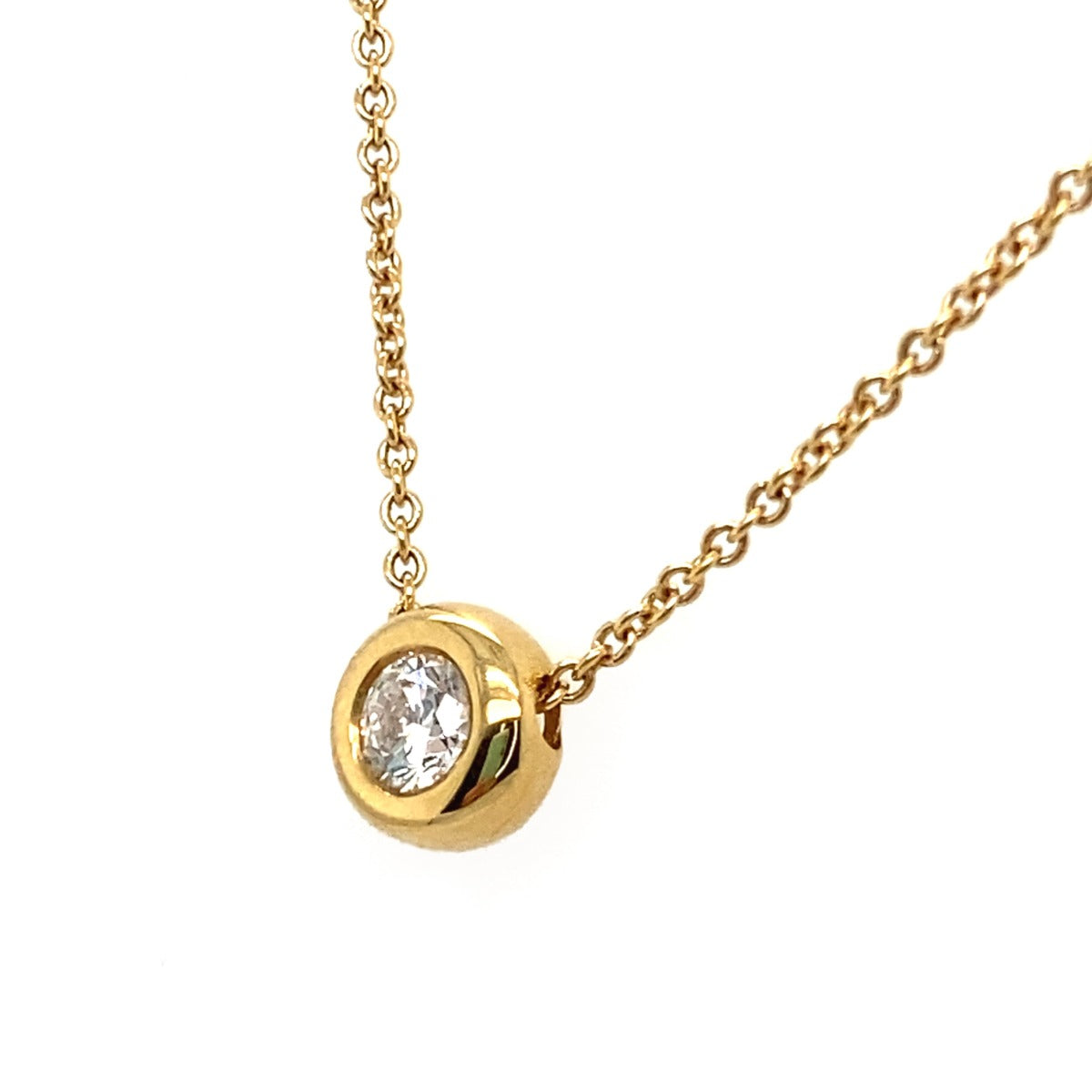 18ct Yellow Gold Diamond Pendant