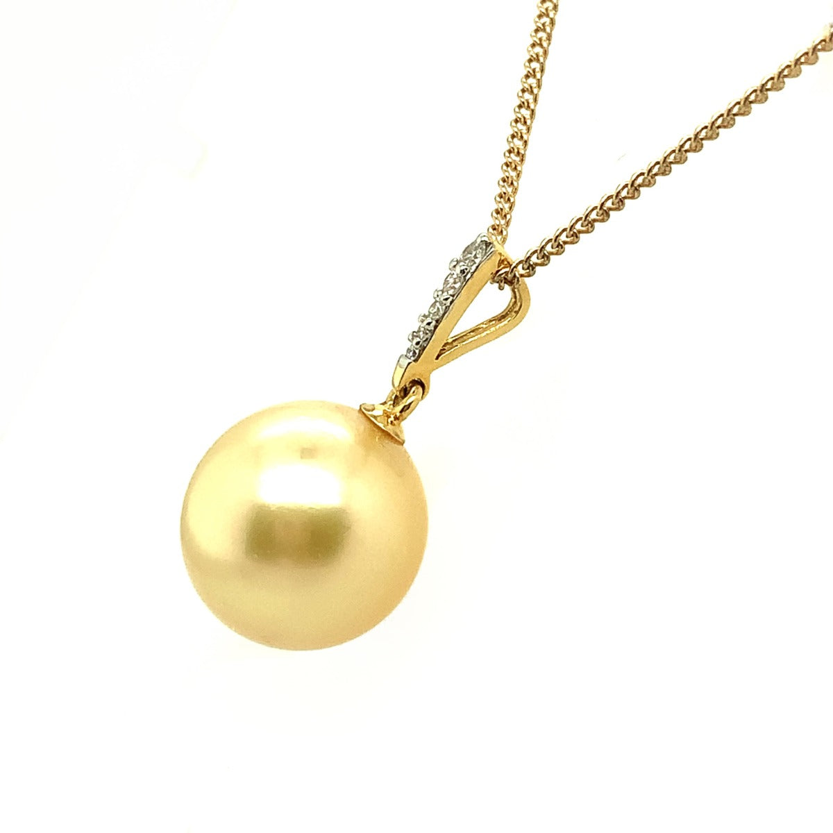 18ct Yellow Gold Gold South Sea Pearl Pendant (GPP30)