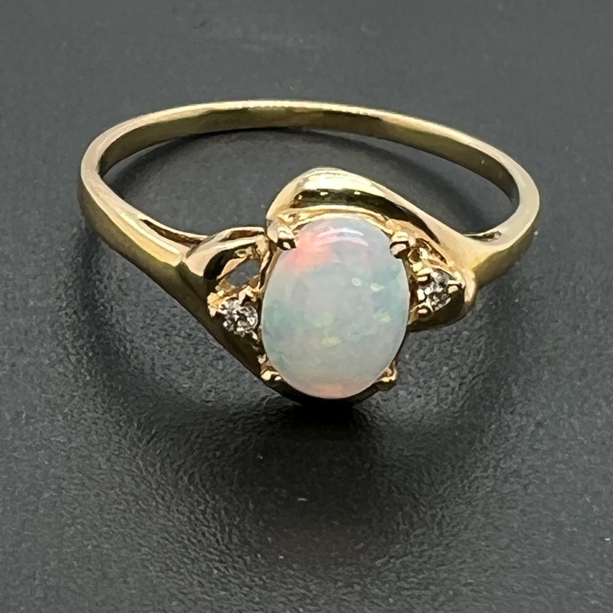 18ct Solid Opal Ring (sr7015)