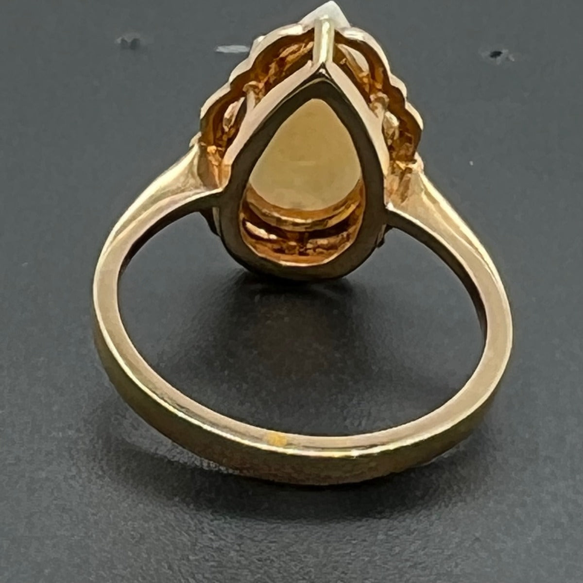 14ct Gold Solid Opal Ring (sr7037)