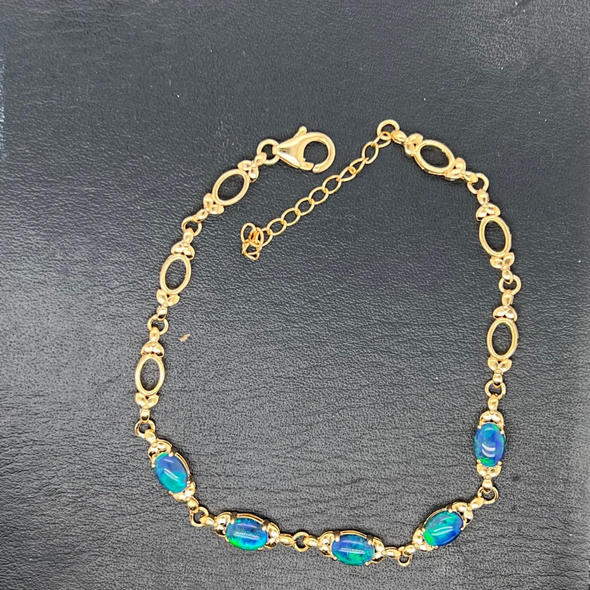 Gold Plated Triplet Opal Bracelet (gptbra8000)