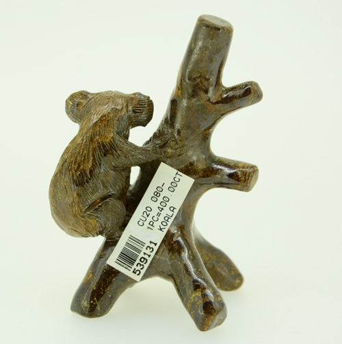 Australian Koala Queensland Boulder Opal Carving
