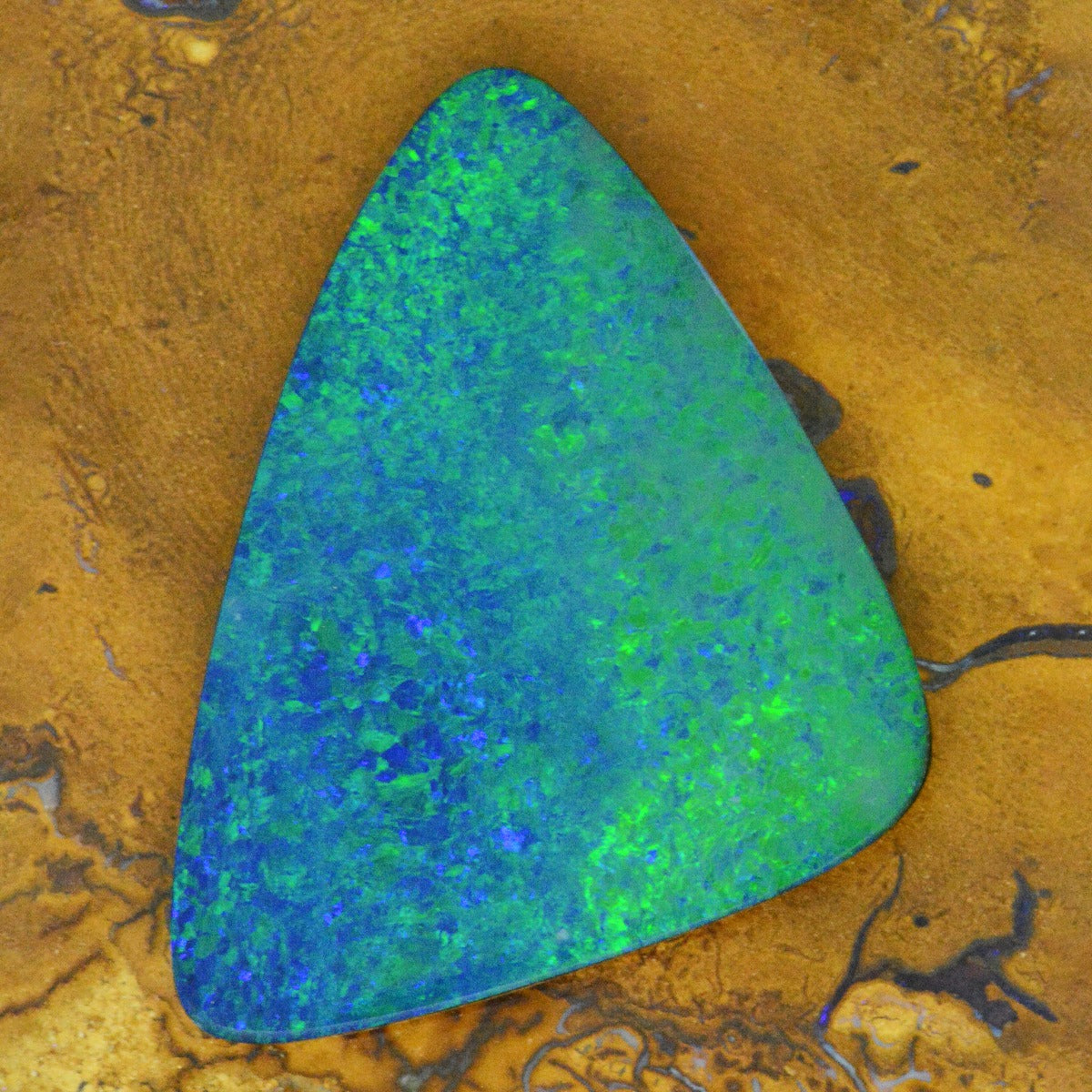 Triangular Doublet Opal