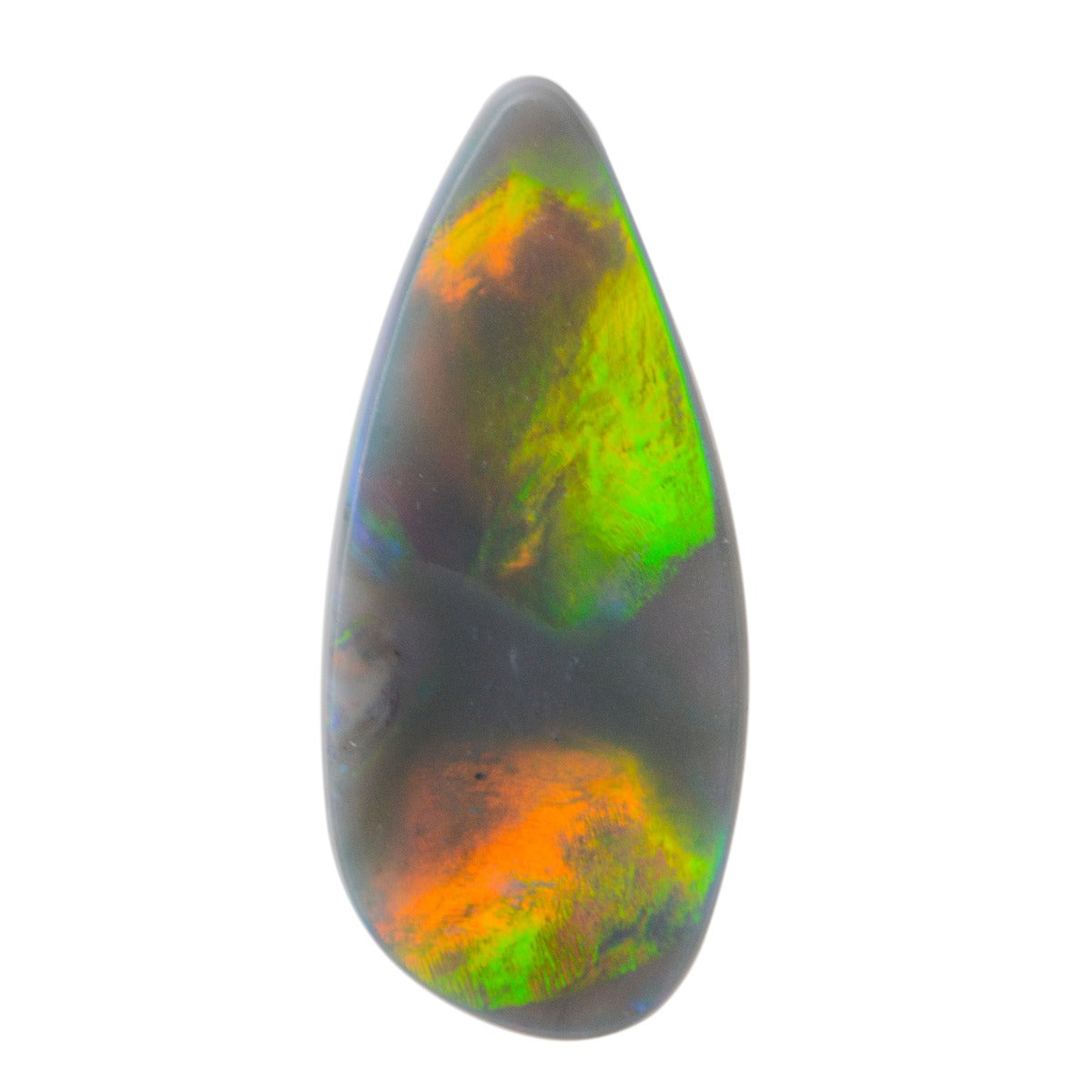 Solid Black Opal Stone