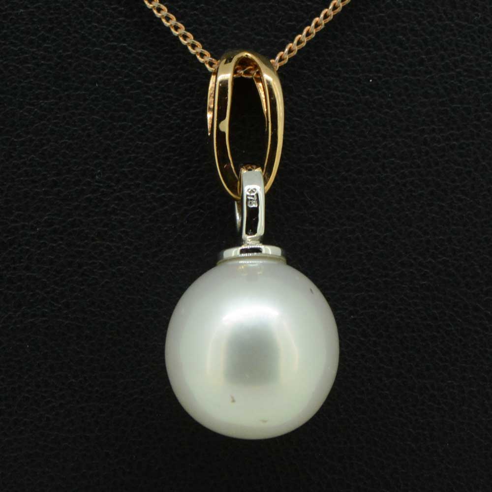 9ct rose gold south sea pearl pendant (PP6400)