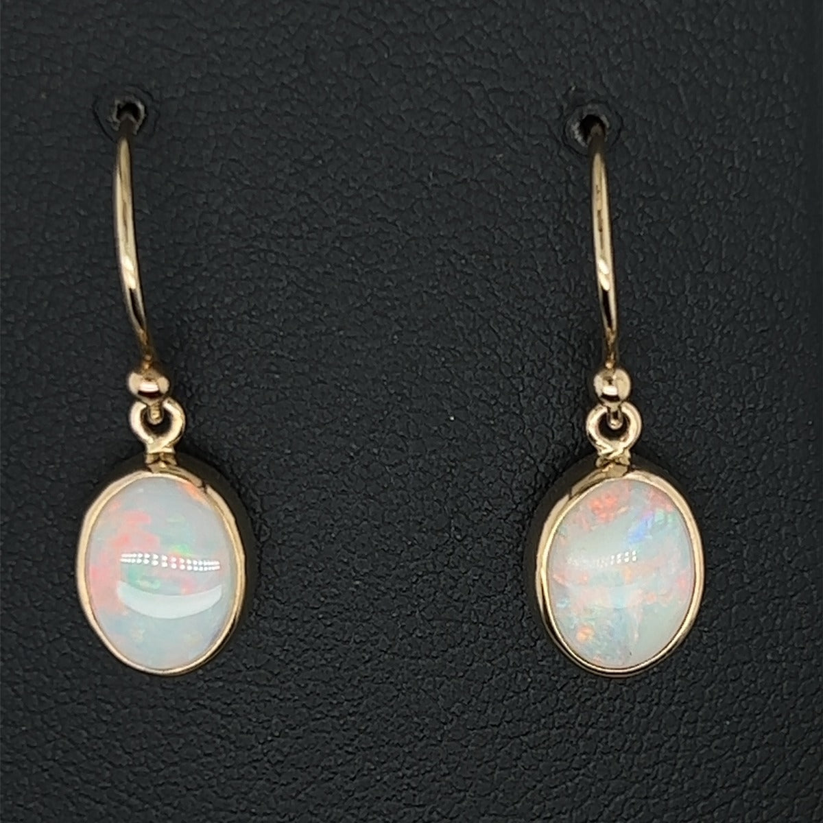 9ct Solid Opal Earrings (se5107)