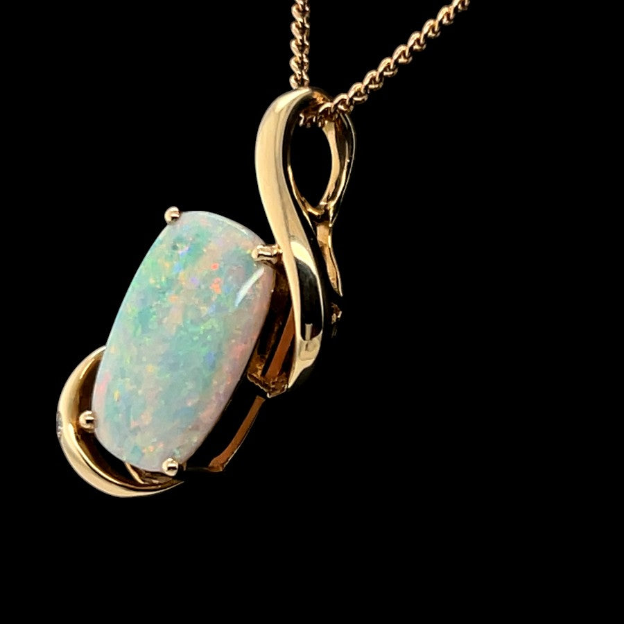 14ct Solid Opal Pendant (sp3330)