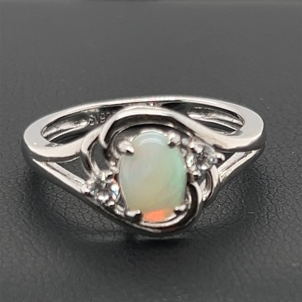 Sterling Silver Solid Opal Ring (SSSR6361)