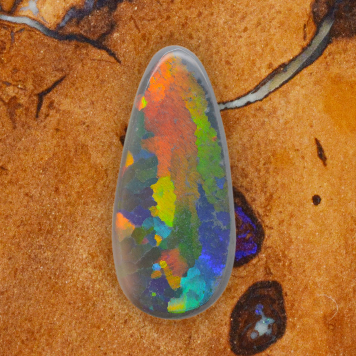 Solid Black opal 0.66ct