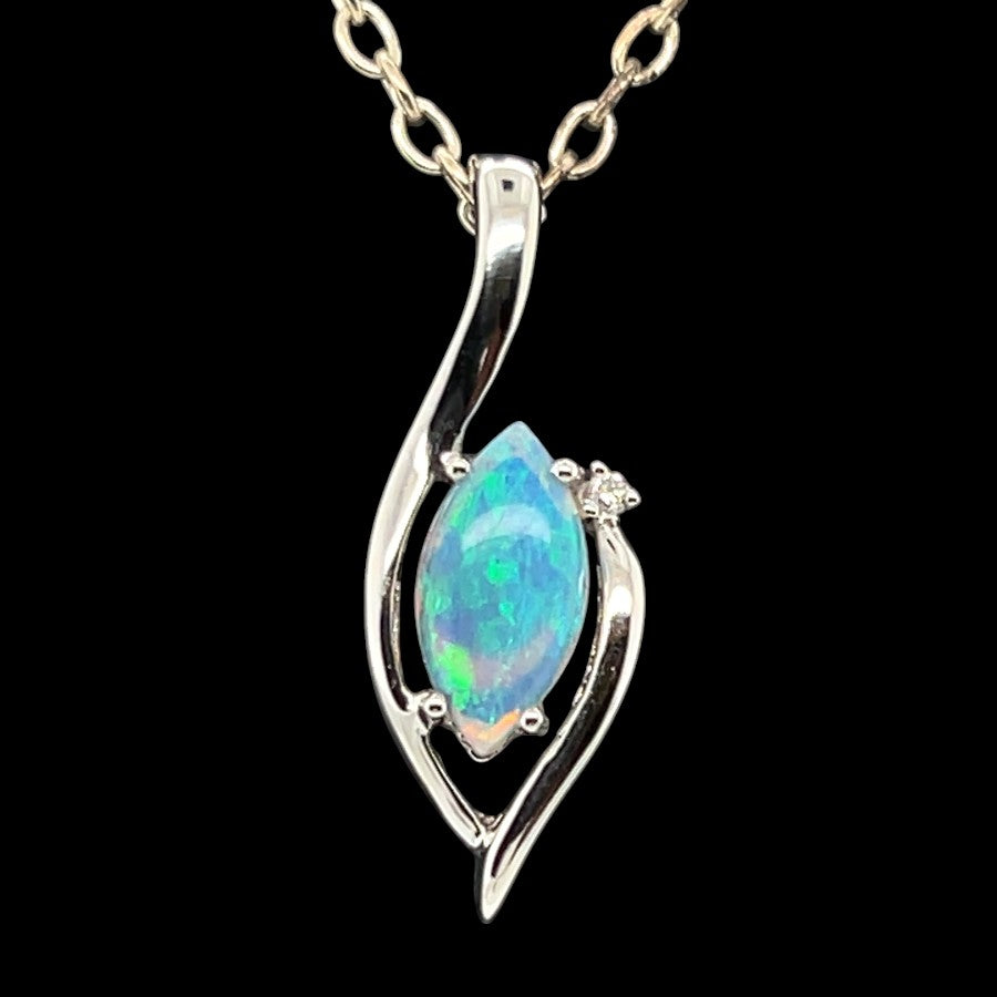 14CT SOLID OPAL PENDANT (SP3353)