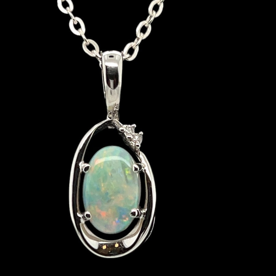 14CT SOLID OPAL PENDANT (SP3375)