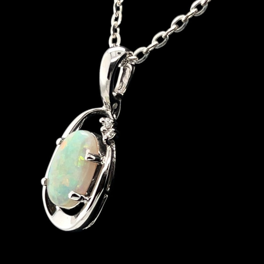 14CT SOLID OPAL PENDANT (SP3375)