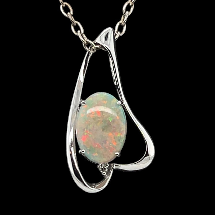 14CT SOLID OPAL PENDANT (SP3378)