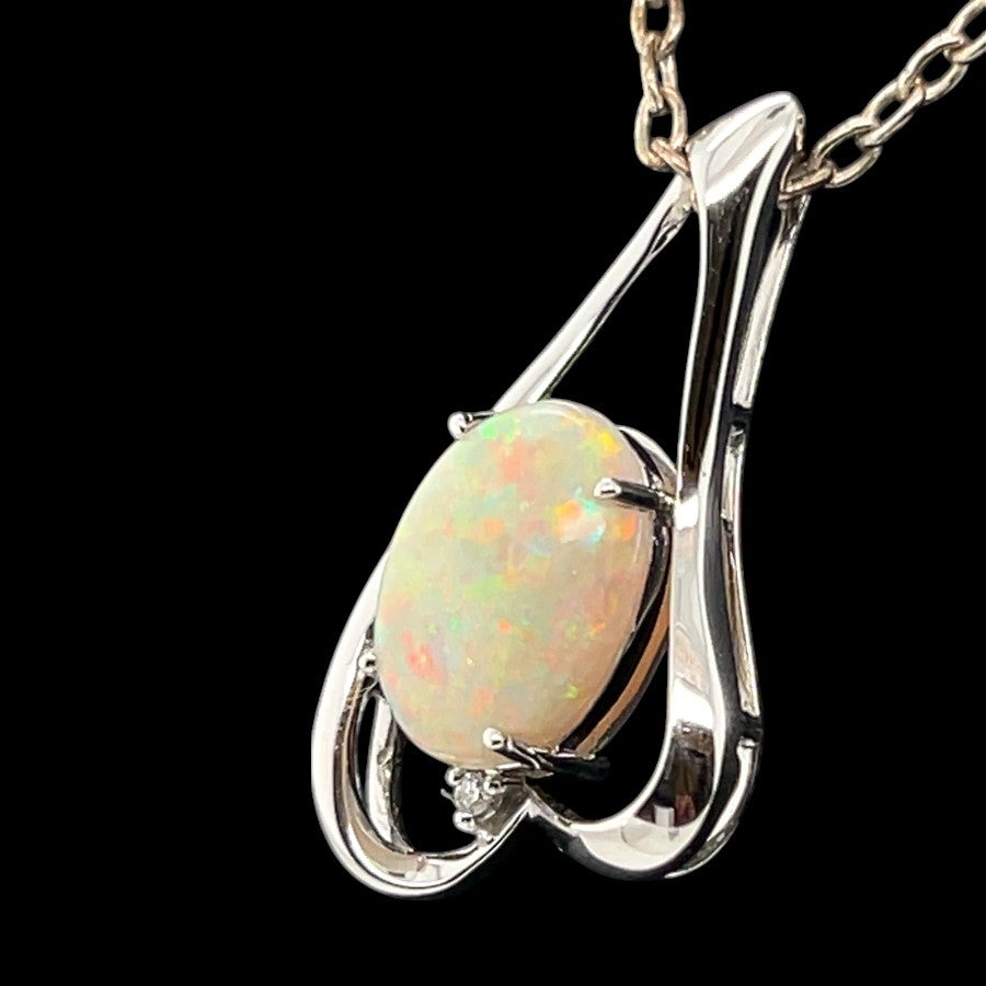 14CT SOLID OPAL PENDANT (SP3378)