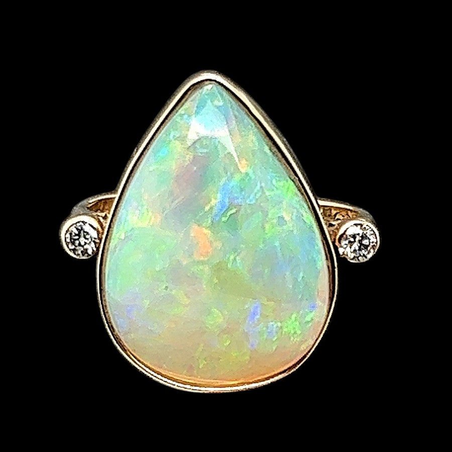 14ct Solid Opal Ring (sr510)