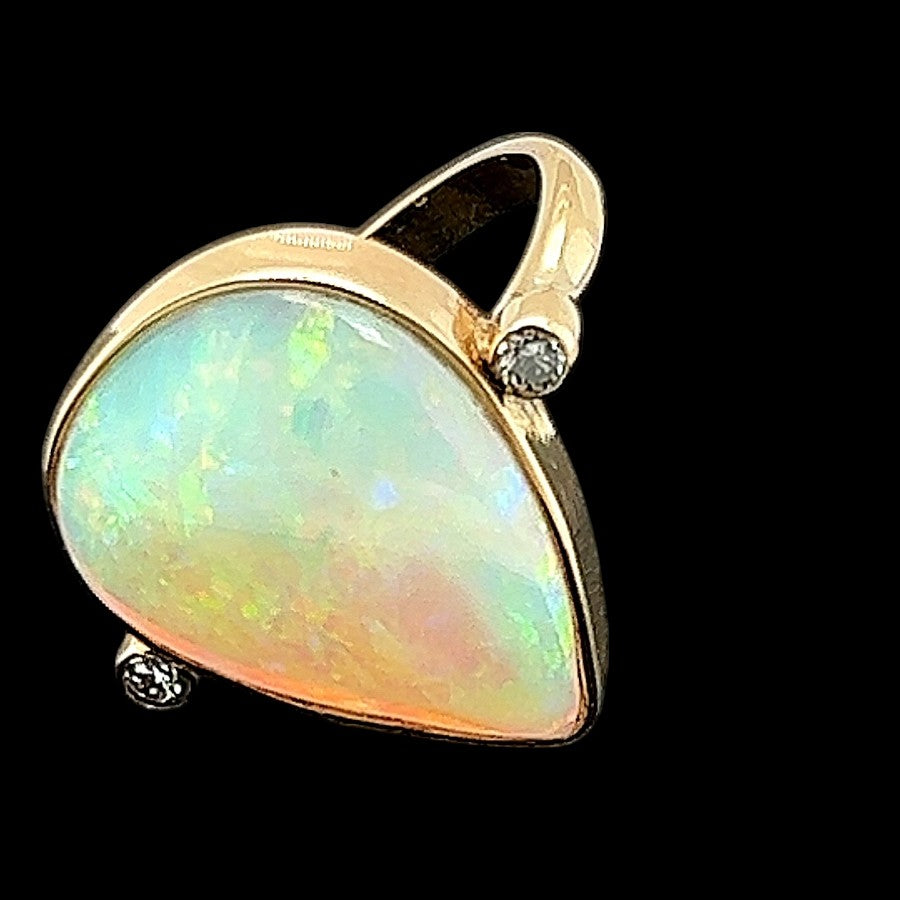 14ct Solid Opal Ring (sr510)