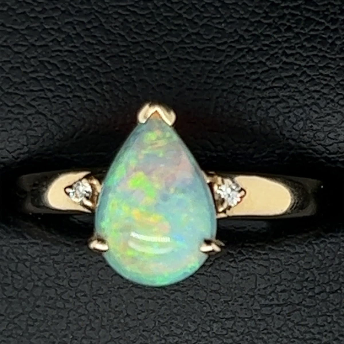 14ct Crystal Solid Opal Ring (SR2014)