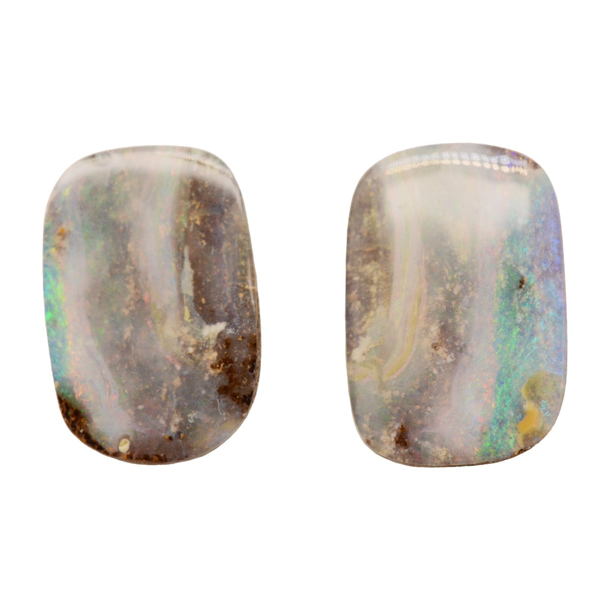 2 Solid Boulder Opals 12.76ct