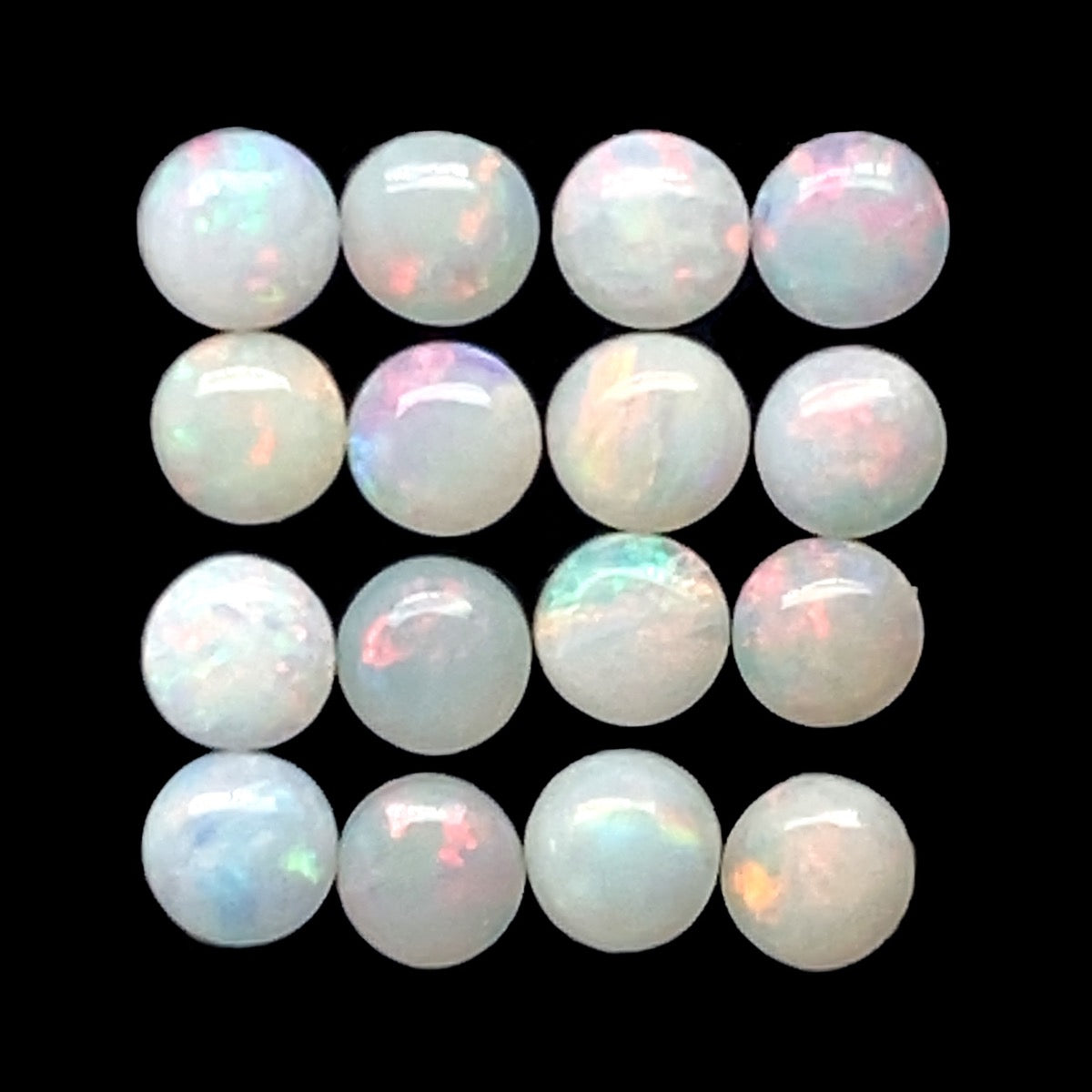 16 Solid Crystal Opals 2.82ct