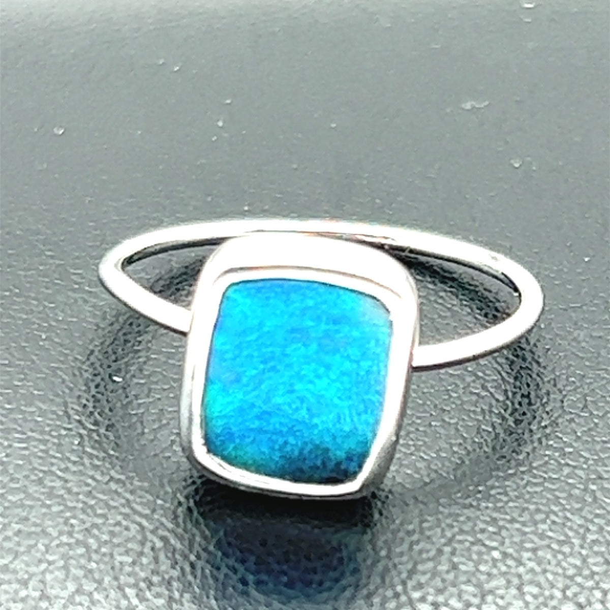 Sterling Silver Boulder Opal Ring (ssbour202)