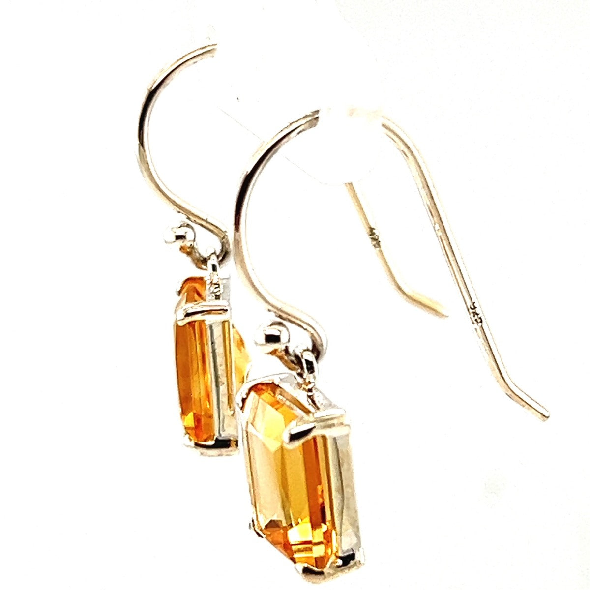 Sterling Silver Citrine earrings (citear11)