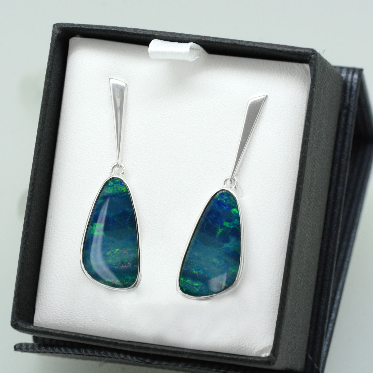 Sterling Silver Free Form Earrings (ssde5252)