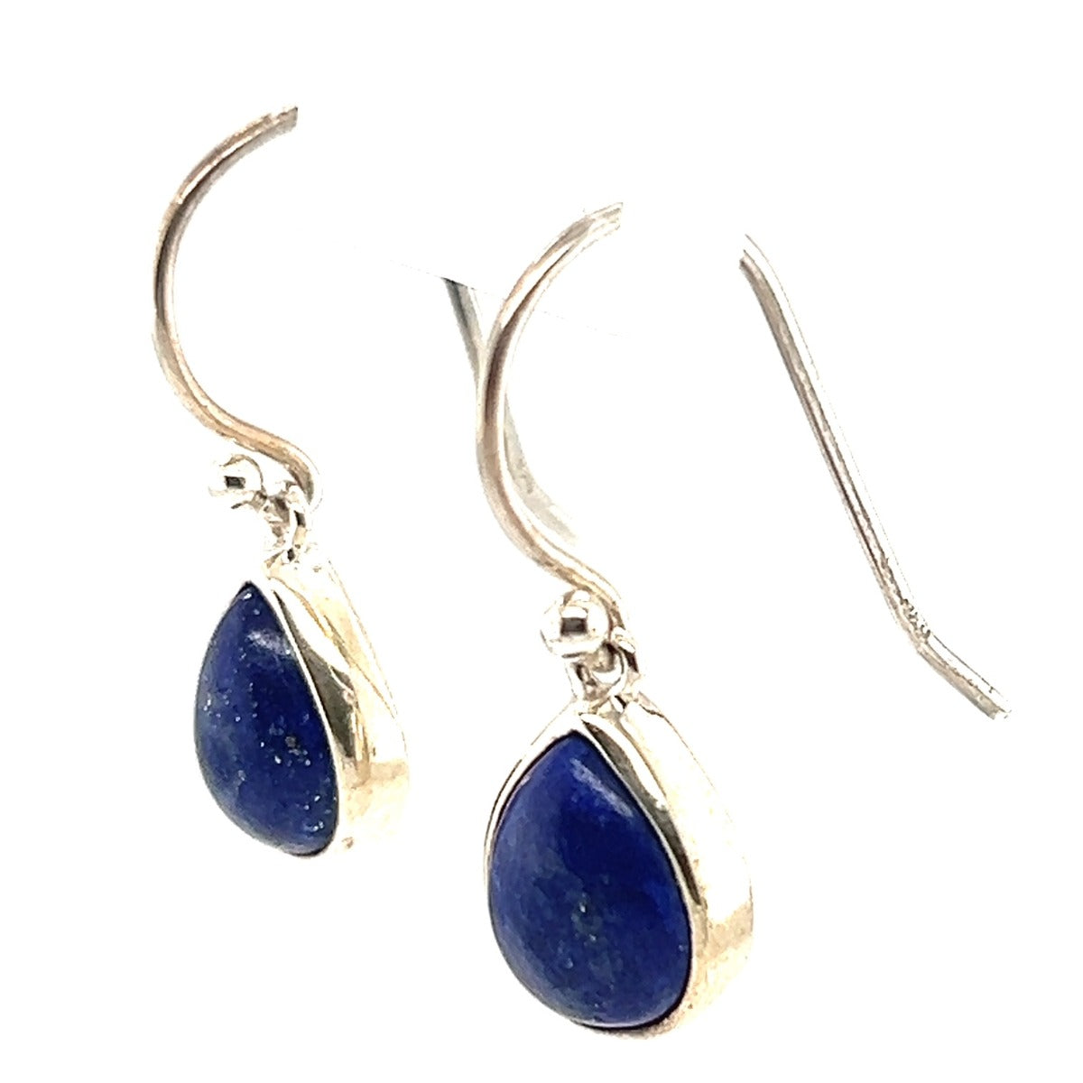 Sterling silver Lapis Earrings (sslaear2)