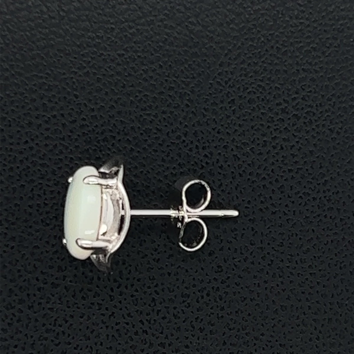 Sterling Silver Solid Opal Earrings (ssse42)