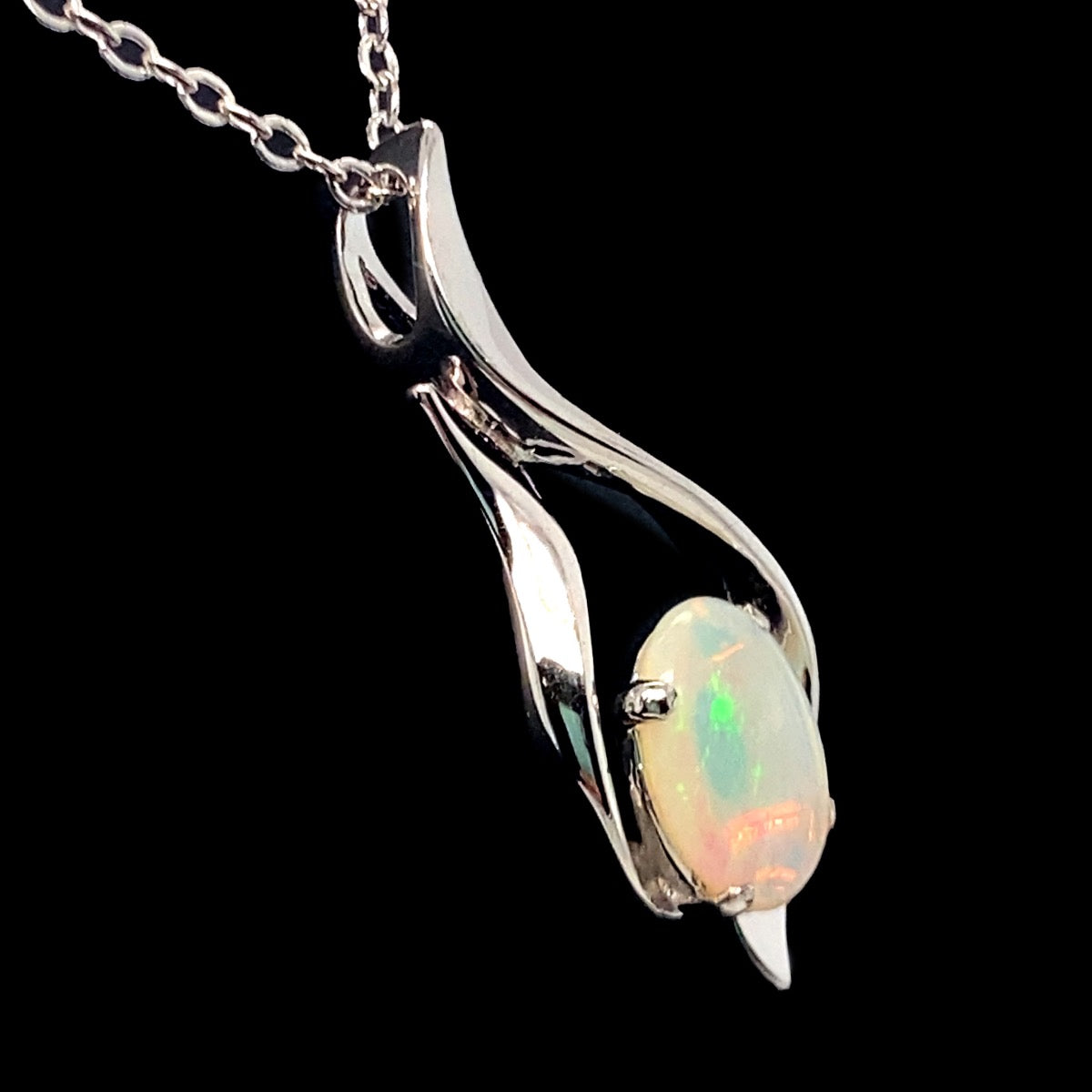 Sterling Silver Crystal Pendant (sssp6907)