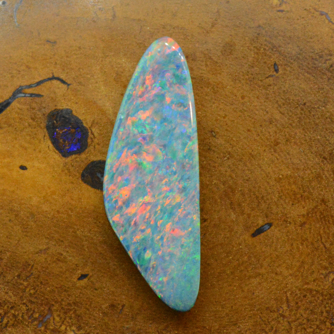 Triangular Shaped Doublet Opal Loose Stone