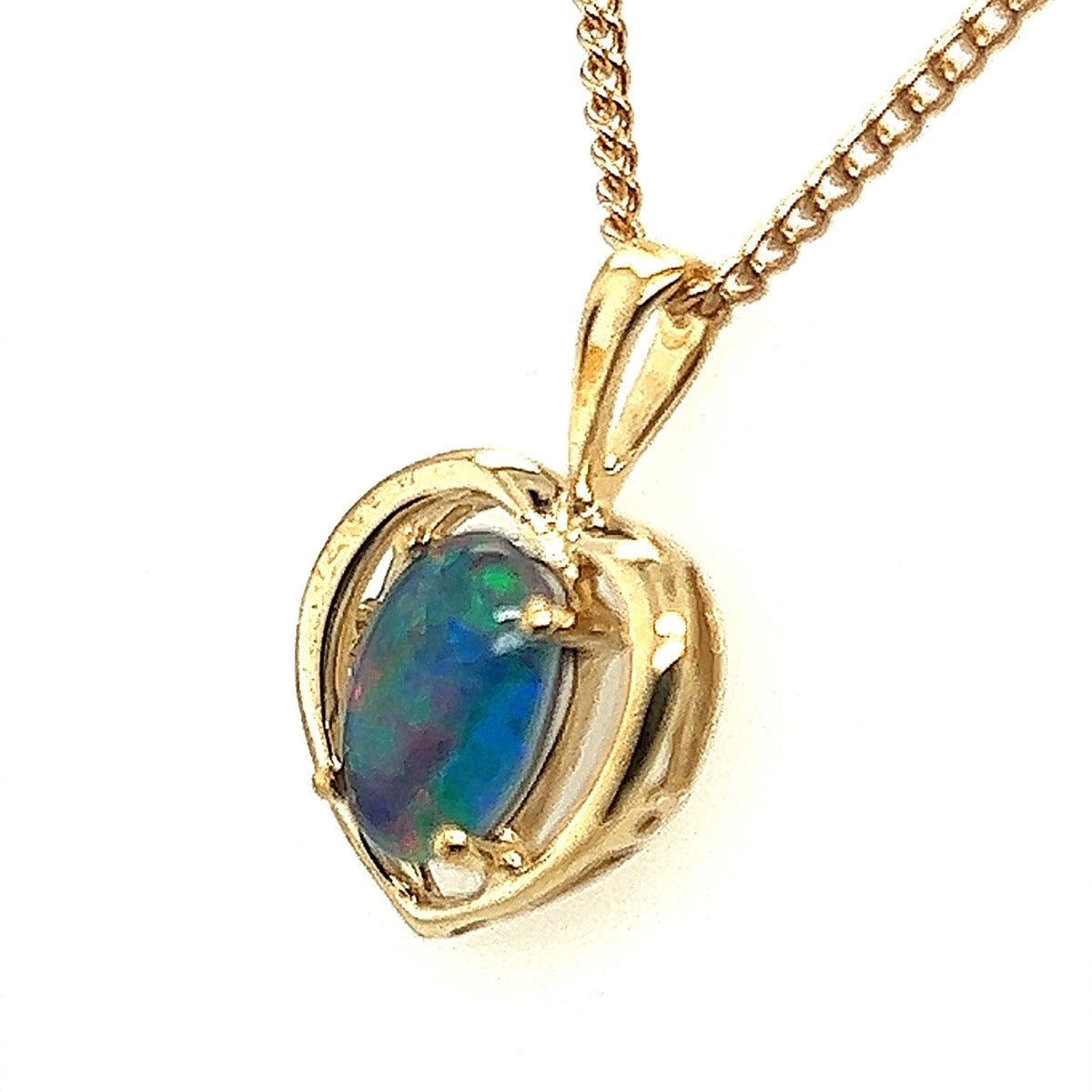 9ct Gold Triplet Opal Pendant (tp3104)