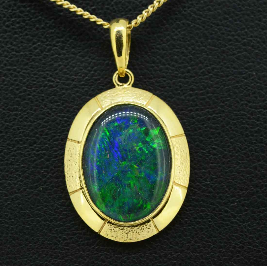 9ct Gold Triplet Opal Pendant (tp6380)