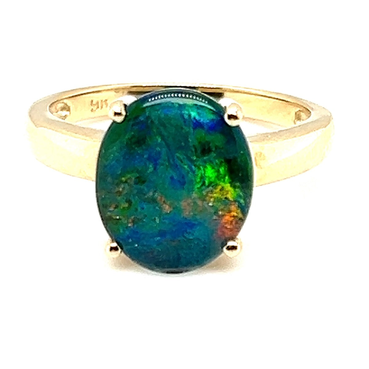 9ct Gold Triplet Opal Ring (tr97)