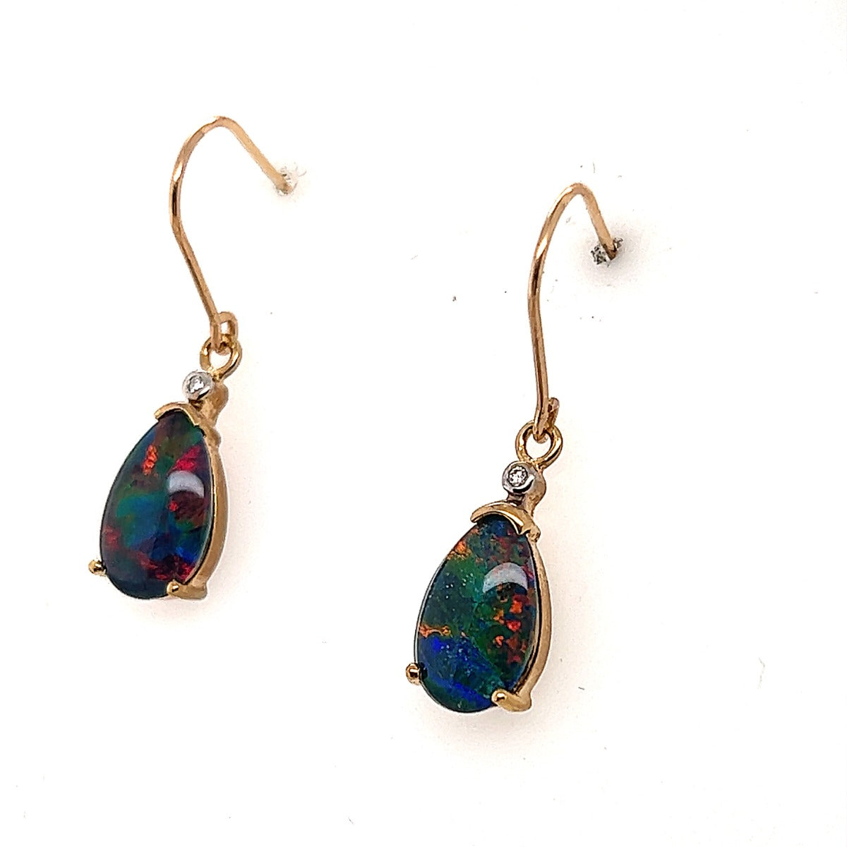 9ct Triplet Opal Earrings (tre111)